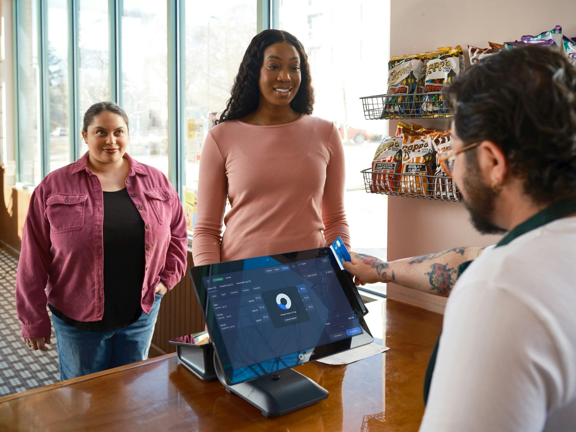 Smiling Customer